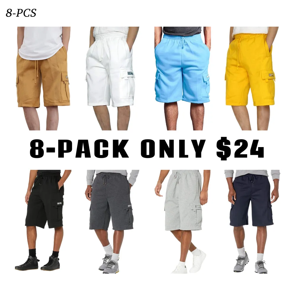 Men's Cotton Relaxed Fit Cargo Shorts