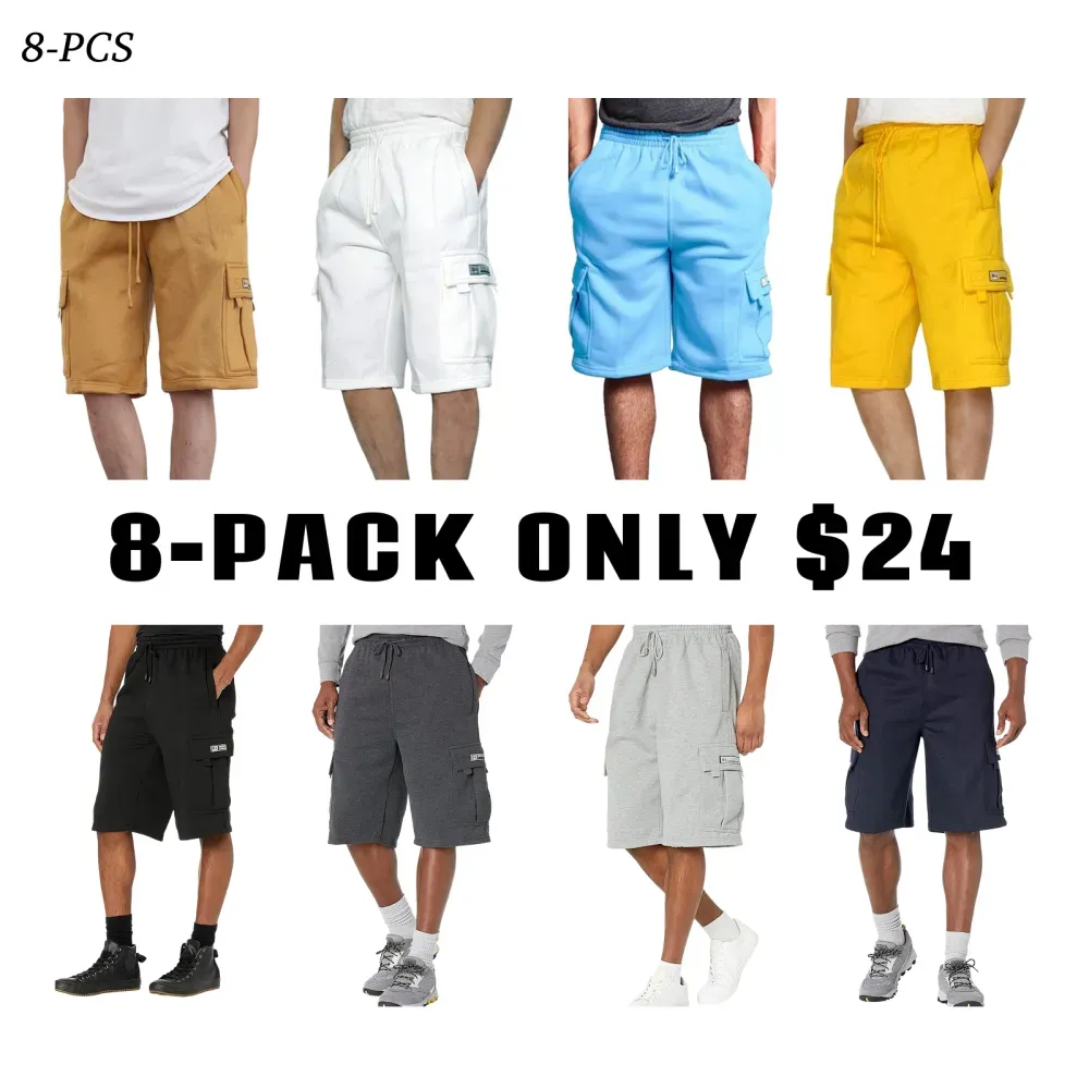 Men's Cotton Relaxed Fit Cargo Shorts