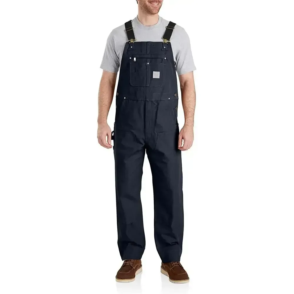 🔥Last Day Promotion!Men's Denim Bib Overalls, Workwear with Adjustable Straps and Convenient Tool Pockets