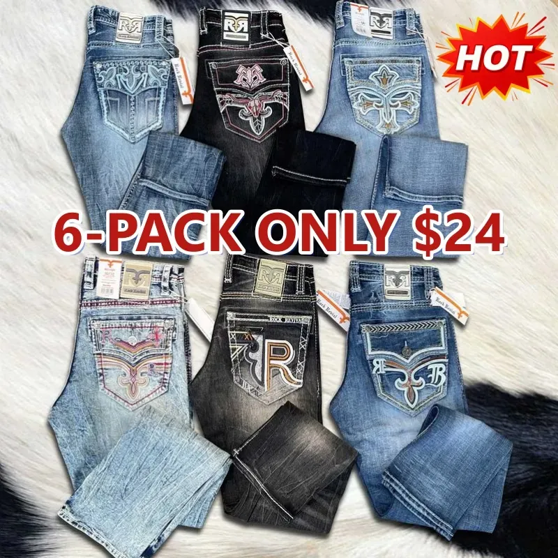 Rock Revival Jeans for Men - Premium Western Denim Collection