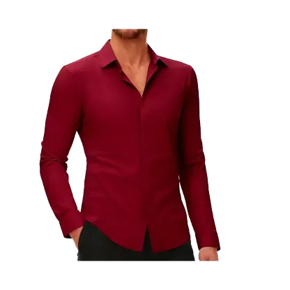 Men’s Long-Sleeve Stretch Shirt