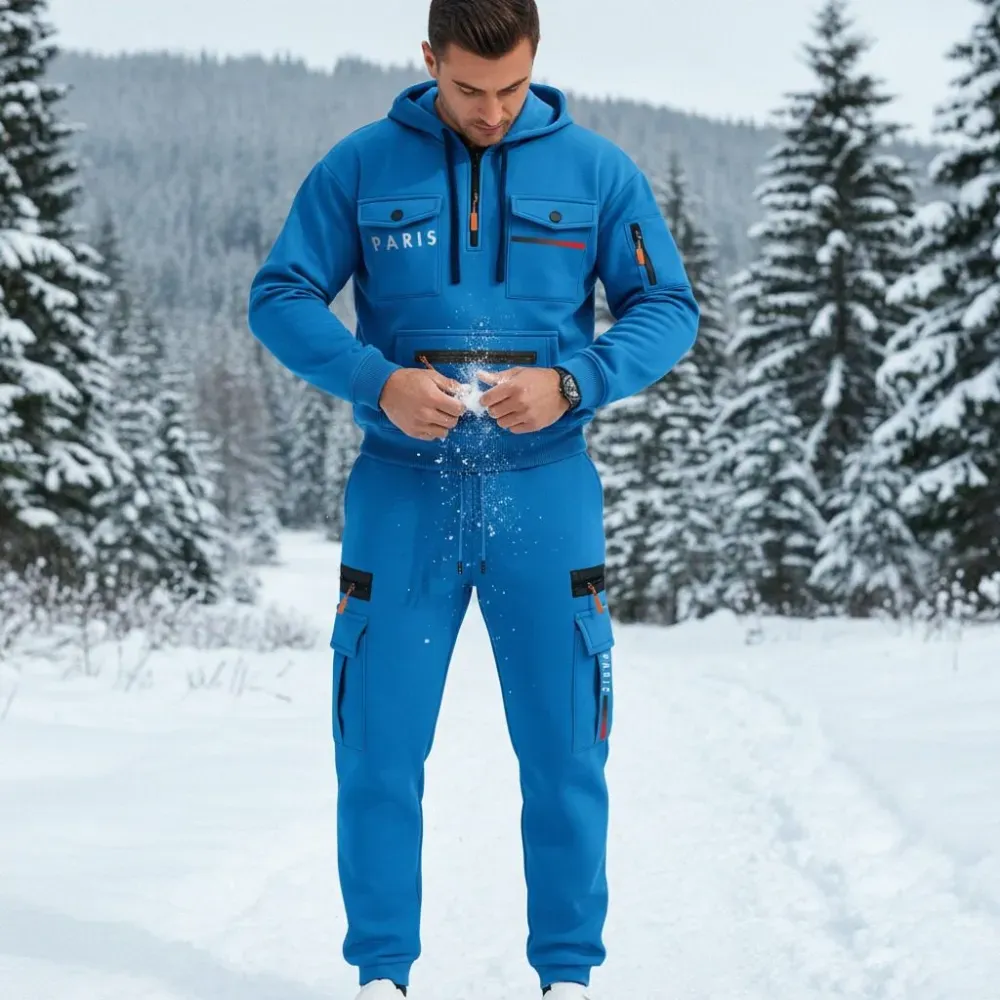 🔥2026 Men's Autumn&Winter Hooded Fashion Sweatshirt With Multiple Pockets