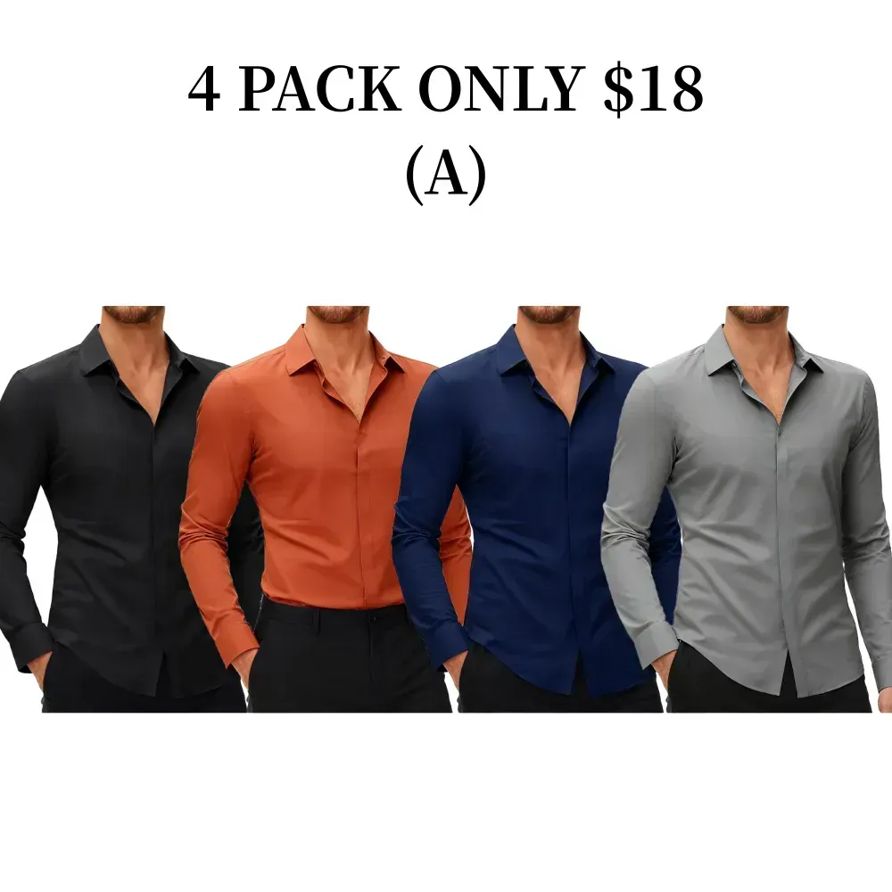 Men’s Long-Sleeve Stretch Shirt