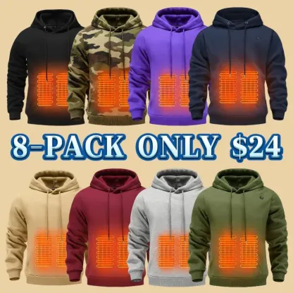 Men's Smart Heated Hoodie - USB Powered