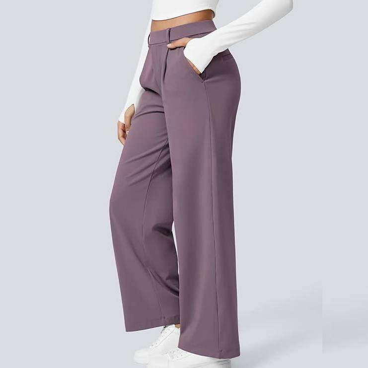 🔥𝑵𝒆𝒘 𝒀𝒆𝒂𝒓𝒔 𝑺𝒂𝒍𝒆✨️High Waisted Work Pants for Women Business Casual Outfits Office Dress Pants Trousers with Pockets