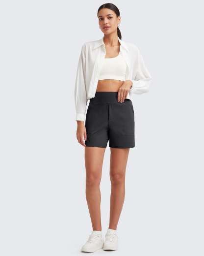 Women's 5'' Athletic Shorts High Waisted Running Yoga Shorts