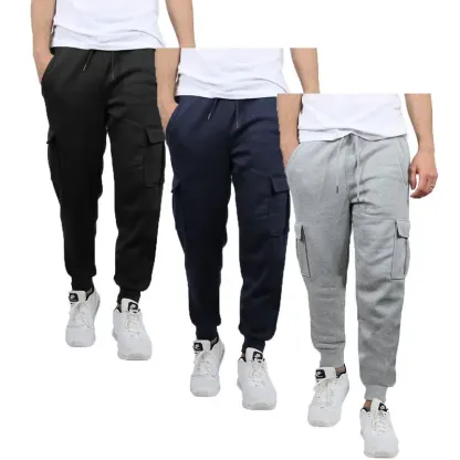 Men's fleece-lined workwear jogging pants