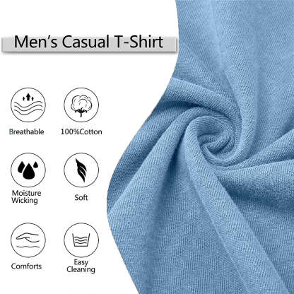 Men's 100% Cotton Henley Tank Top