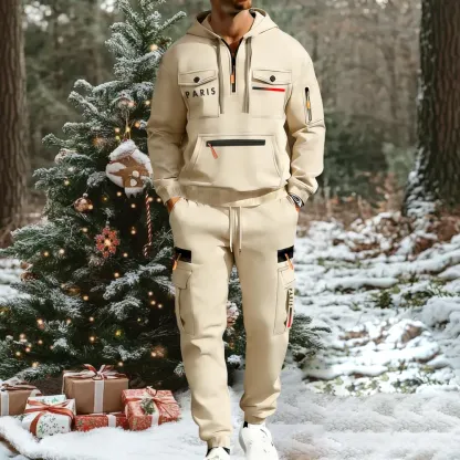 🔥2026 Men's Autumn&Winter Hooded Fashion Sweatshirt With Multiple Pockets