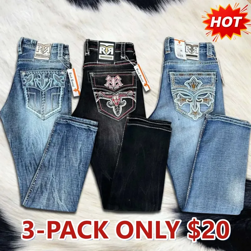 Rock Revival Jeans for Men - Premium Western Denim Collection