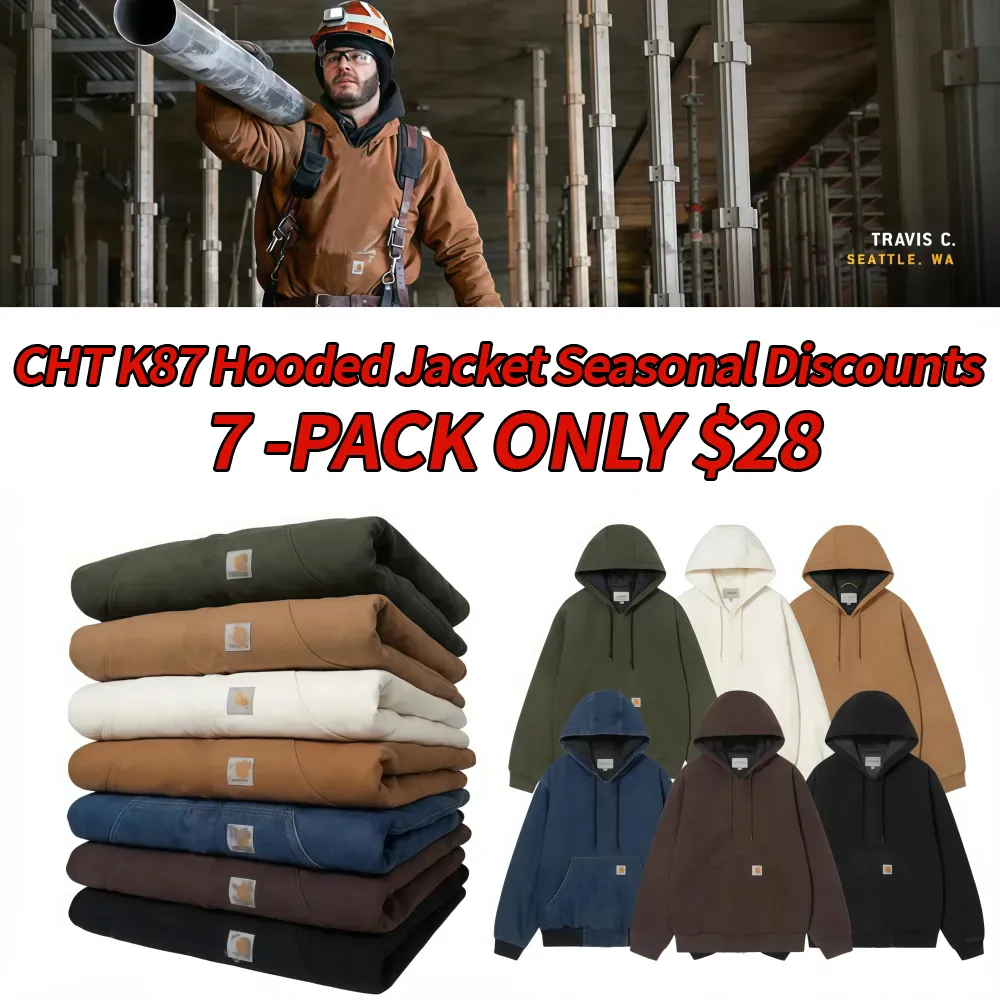 🔥Last Day Promotion!🔥CHT  Men's Rain Defender Loose Fit Heavyweight Sweatshirt