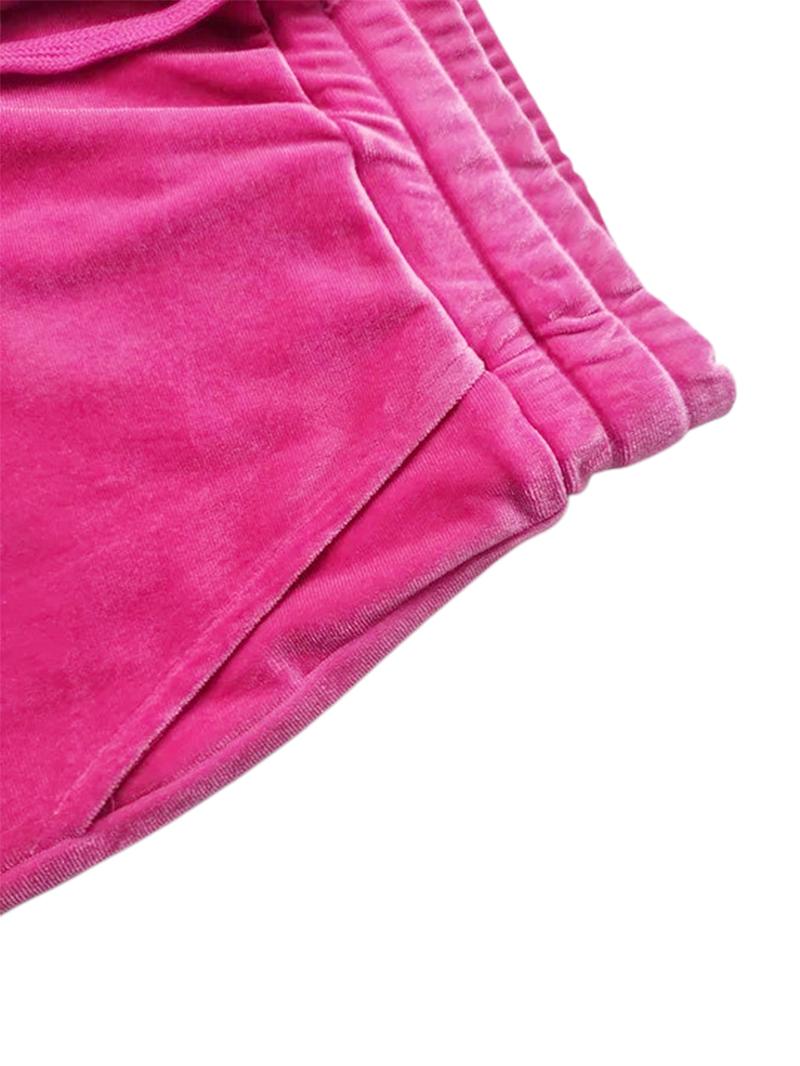 Women's Velvet 2-Piece Tracksuit Set with Pockets - Soft Korean Fabric, Comfortable Jogger Outfit for Casual & Travel