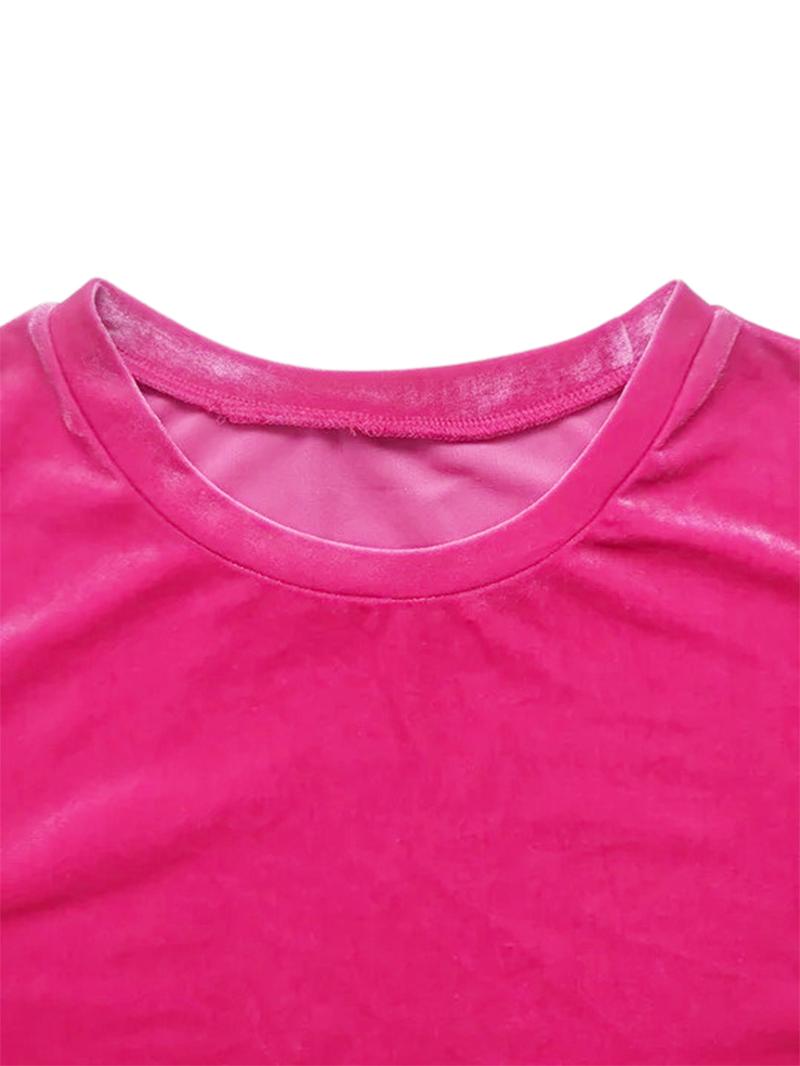 Women's Velvet 2-Piece Tracksuit Set with Pockets - Soft Korean Fabric, Comfortable Jogger Outfit for Casual & Travel