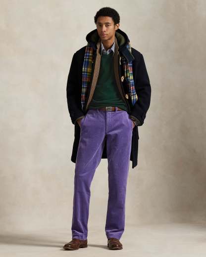 Wool sweater with round neck