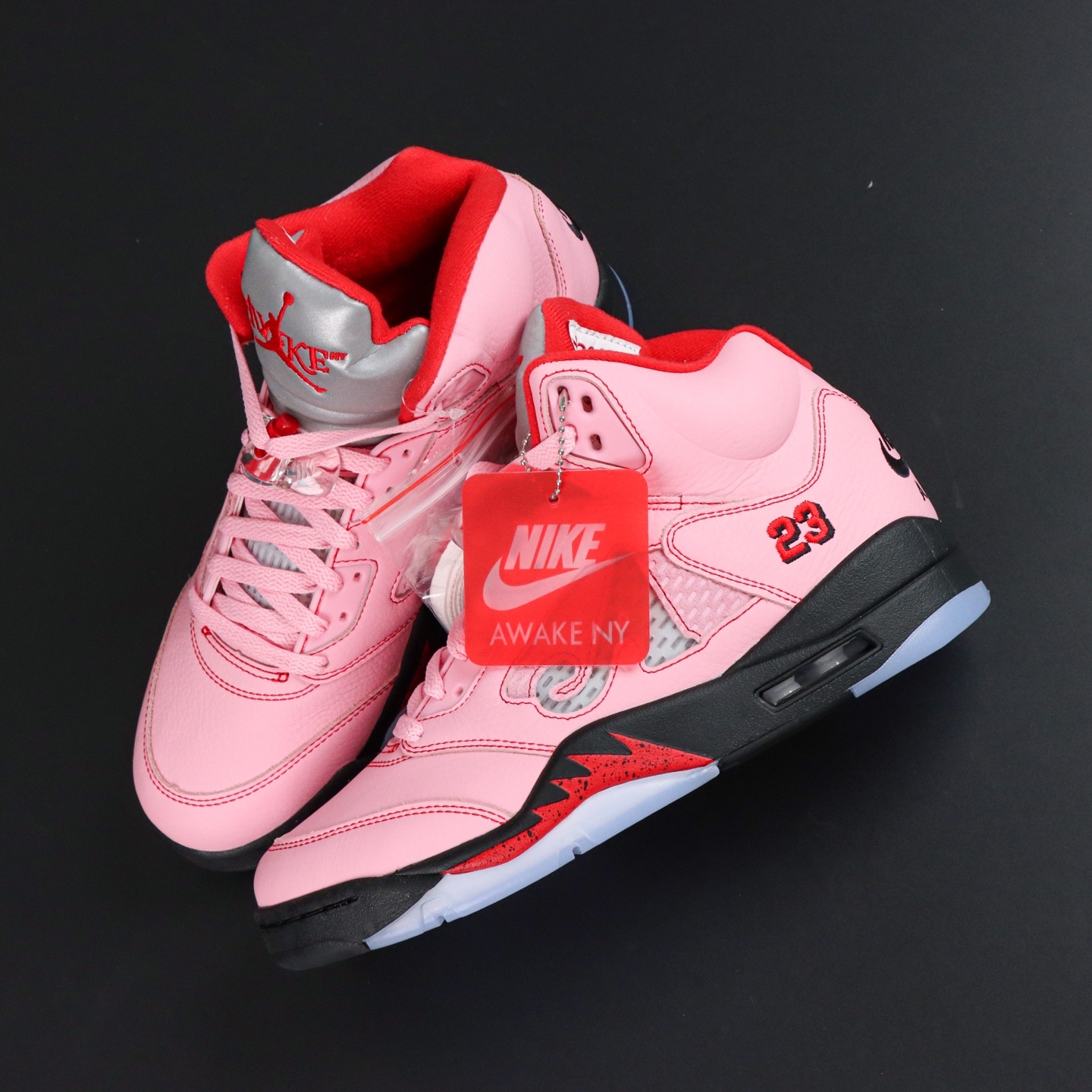 Awake NY x Aithtr Jordthtan 5 Retro Pink