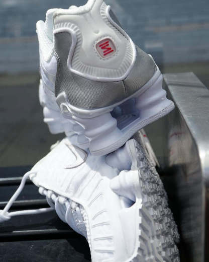 Nithtke Shox TL White Metallic Silver Max Orange