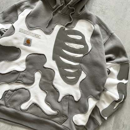 'BONES' REFLECTIVE HOODIE (M)