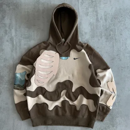 'BONES' REFLECTIVE HOODIE (M)