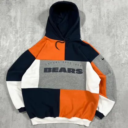 'BEARS PATCHWORK' HOODIE (XL)