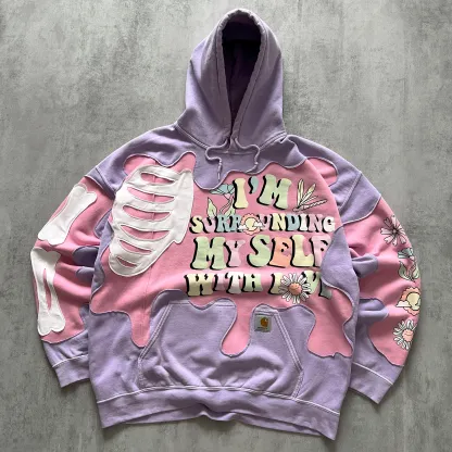 'WITH LOVE' HOODIE (L)