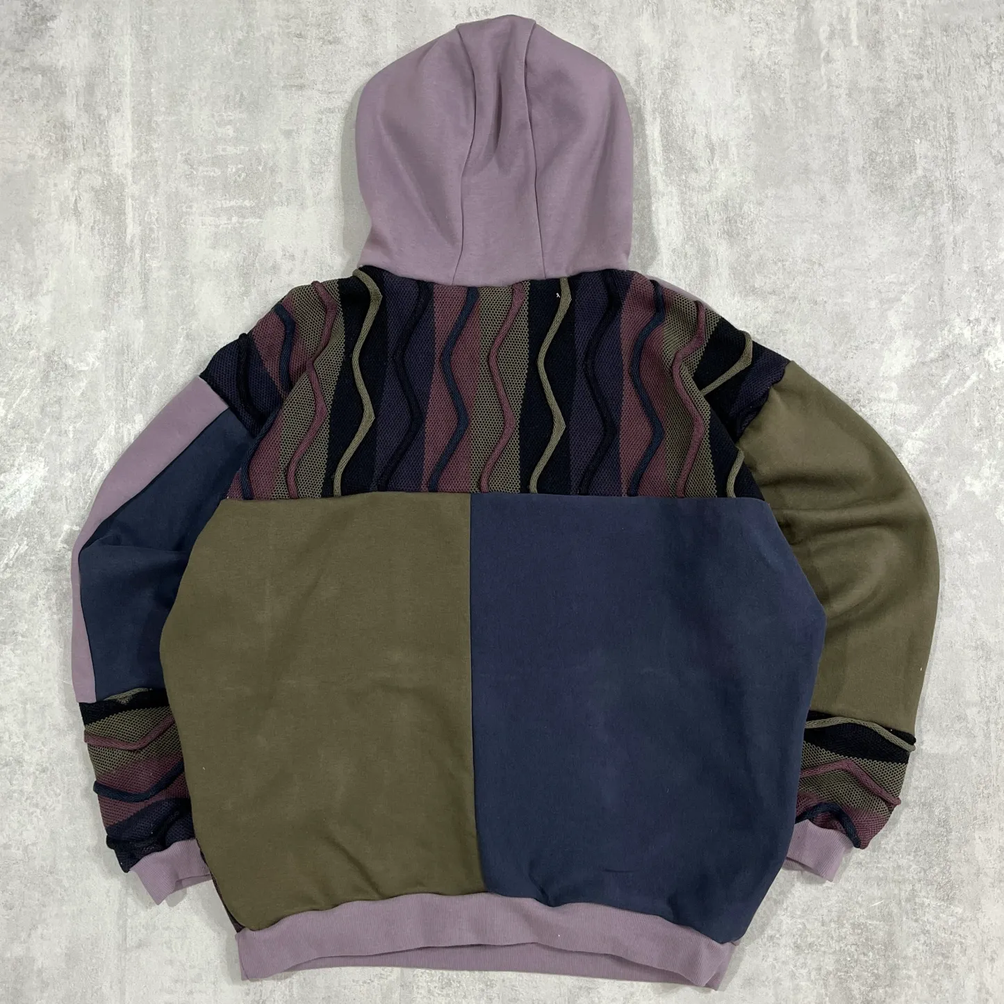 'PATCHWORK' HOODIE (XL)