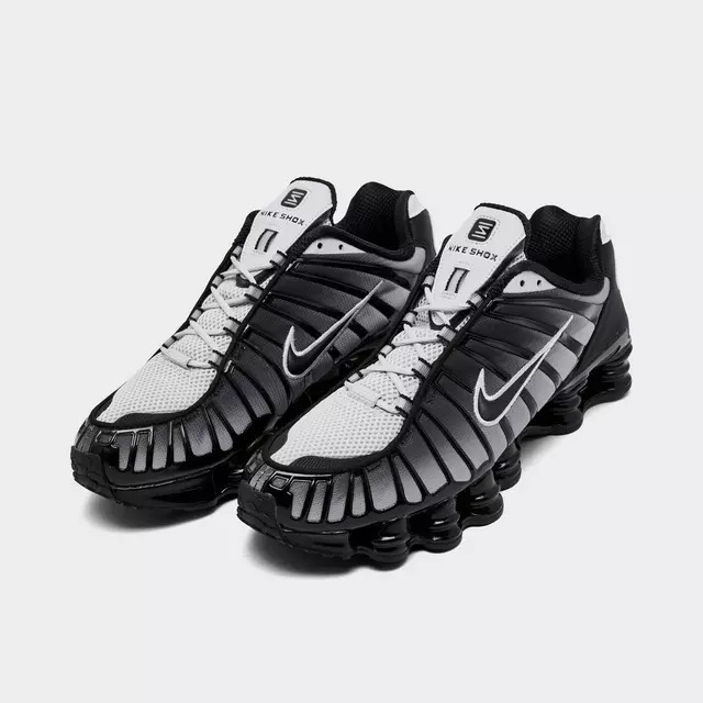 Black/Pure Platinum/White NK Shox TL Casual Shoes