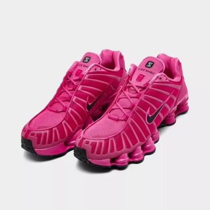 Desert Pink/Black/Desert Pink NK Shox TL Casual Shoes