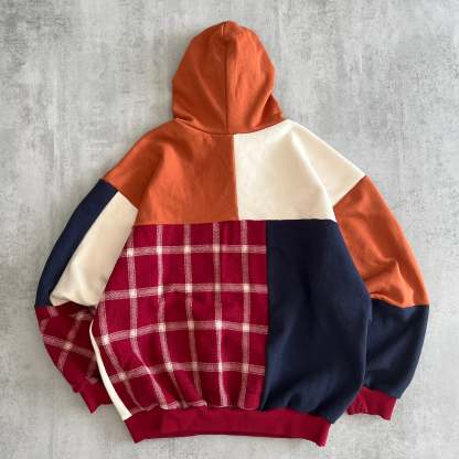 'PATCHWORK' HOODIE (XL)
