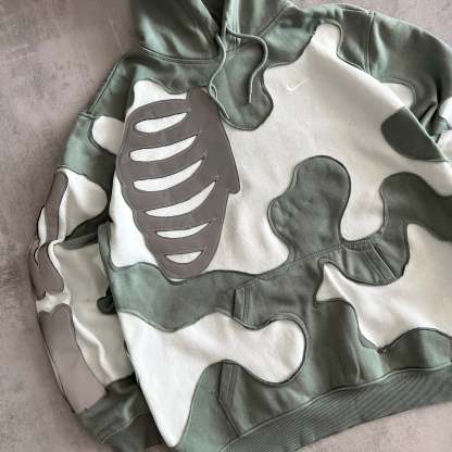 'BONES' REFLECTIVE HOODIE (M)