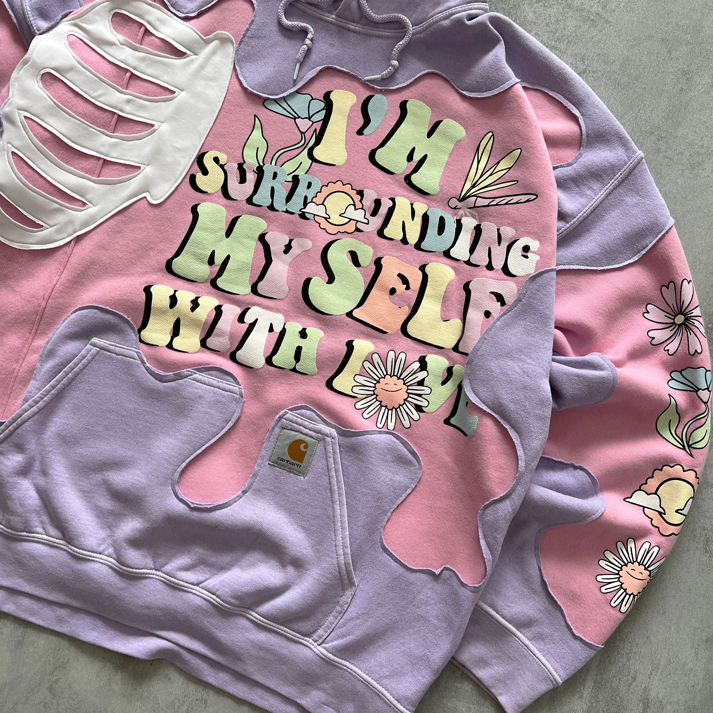 'WITH LOVE' HOODIE (L)