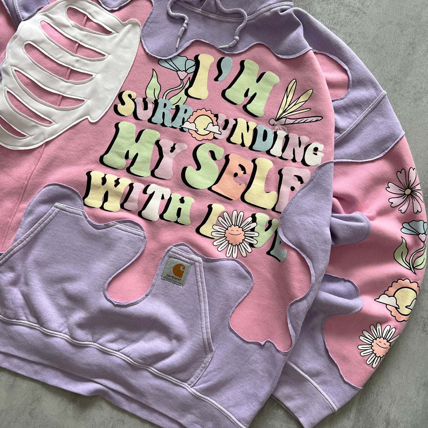 'WITH LOVE' HOODIE (L)