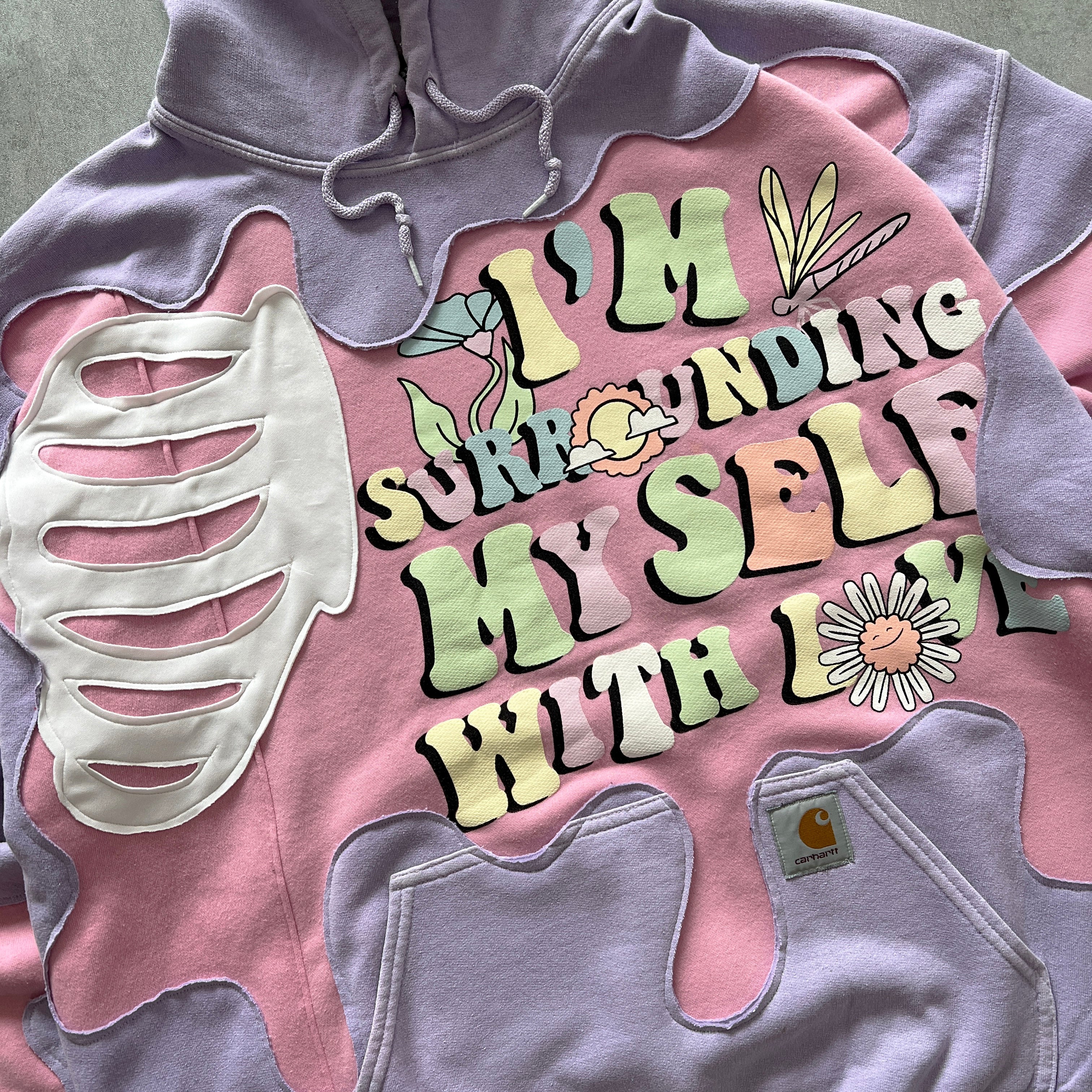 'WITH LOVE' HOODIE (L)