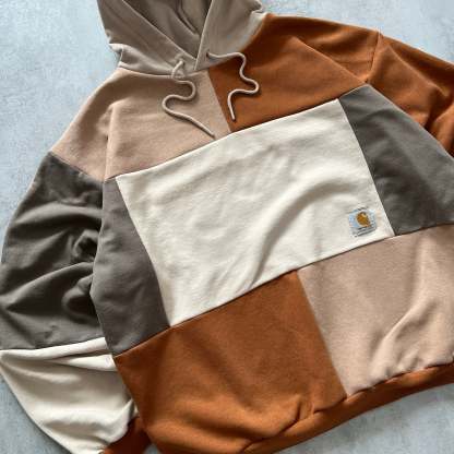 'PATCHWORK' HOODIE (L)