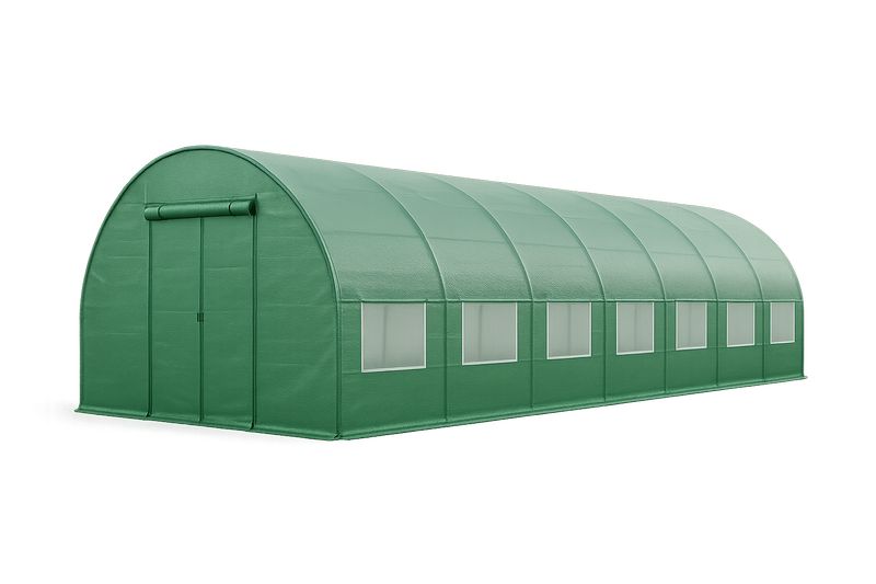 Serra Tunnel Verde PVC Acciaio 600x300x200 cm