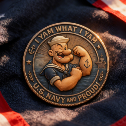 U.S. Navy Commemorative Coin – Anchor of Freedom⚓