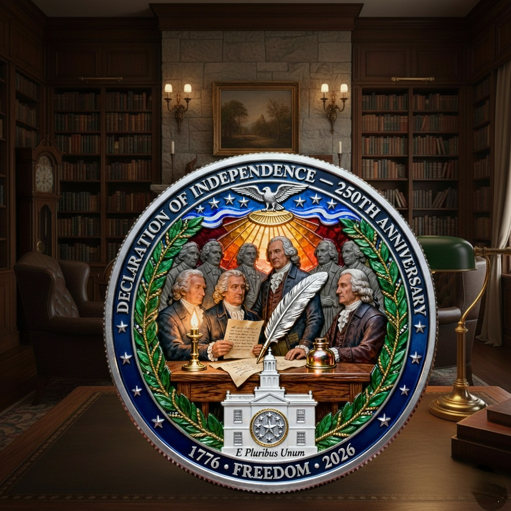 🏆Flash Sale 60% OFF - Declaration of Independence – 250th Anniversary Commemorative Coin