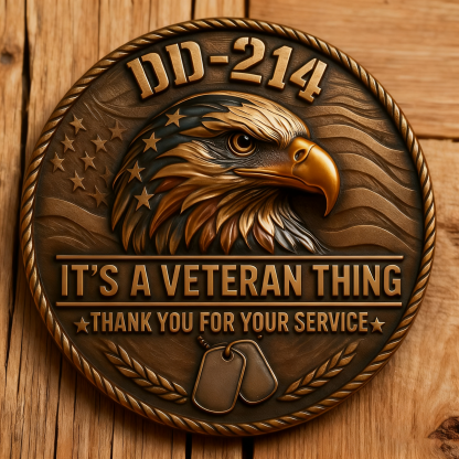 🇺🇸 “DD-214 — It’s a Veteran Thing” Commemorative Coin