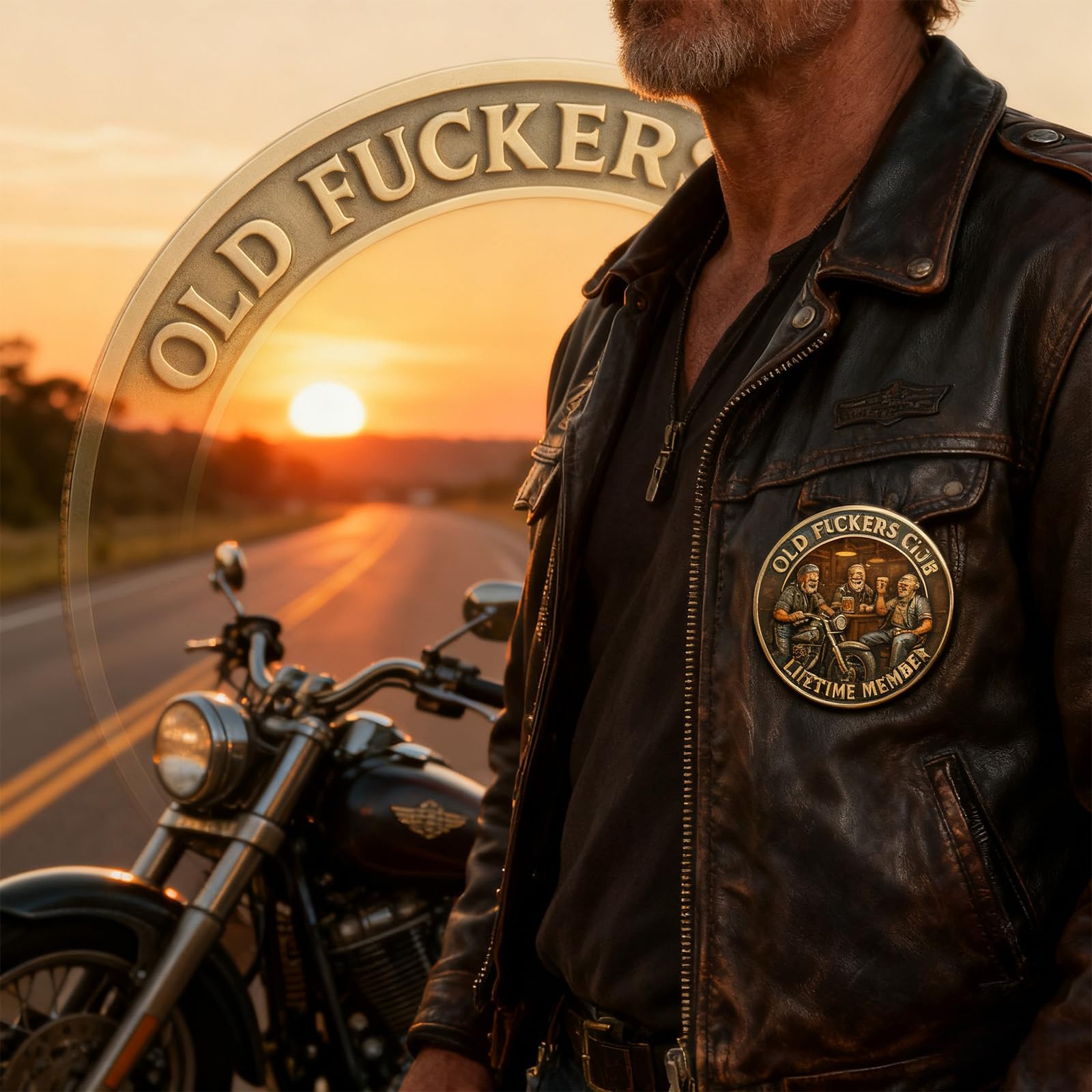 🎄Christmas HOT Sale 49% OFF -Old F*ckers Club – Lifetime Member Coin