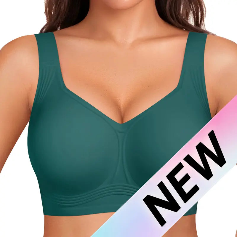 Full Coverage Wireless Bra — Wire-Free Lift & Smoothing Support