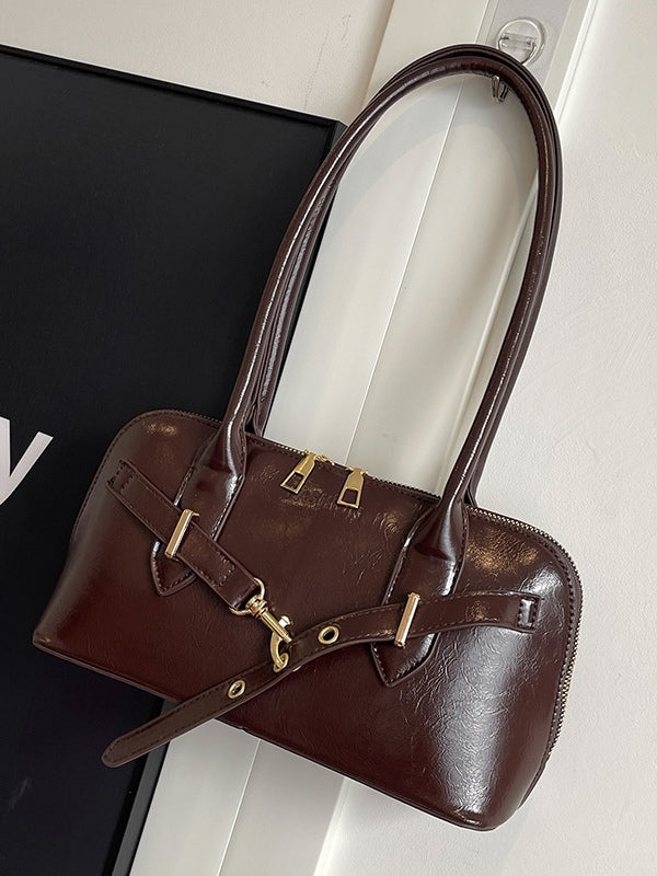 Fashion retro shell handheld shoulder crossbody bag-thevervian