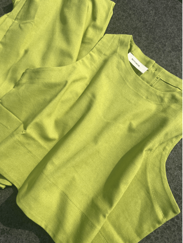 Chic Solid Color Sleeveless 2pieces Set-thevervian