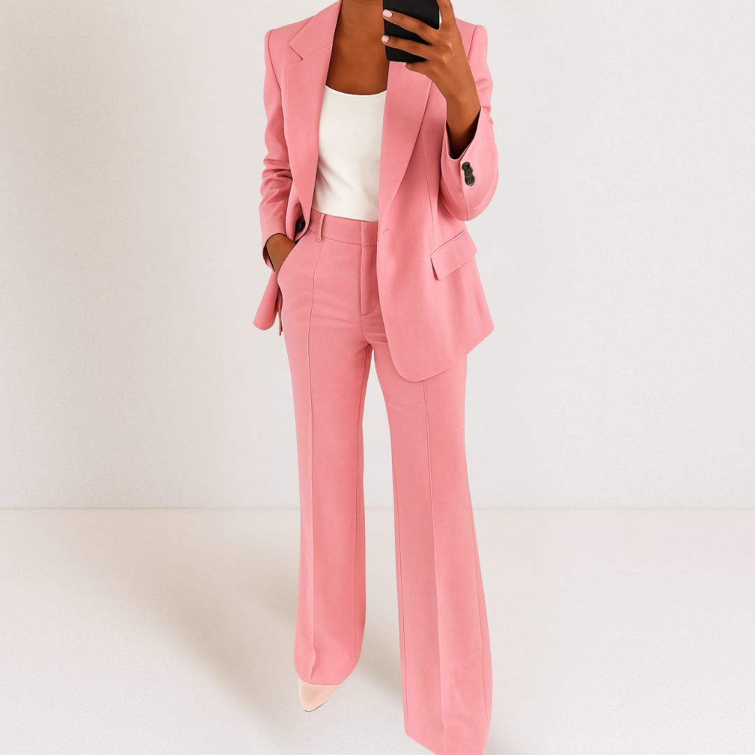 Elegant and Modern Two-piece Suit-thevervian