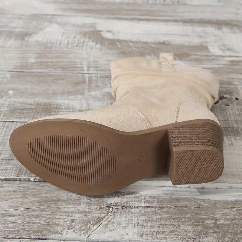 Vintage Western Cowboy Tassel Ankle Boots-thevervian