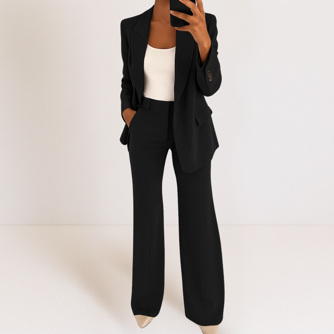 Elegant and Modern Two-piece Suit-thevervian