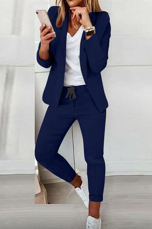 Casual and Fashionable Suit Set-thevervian
