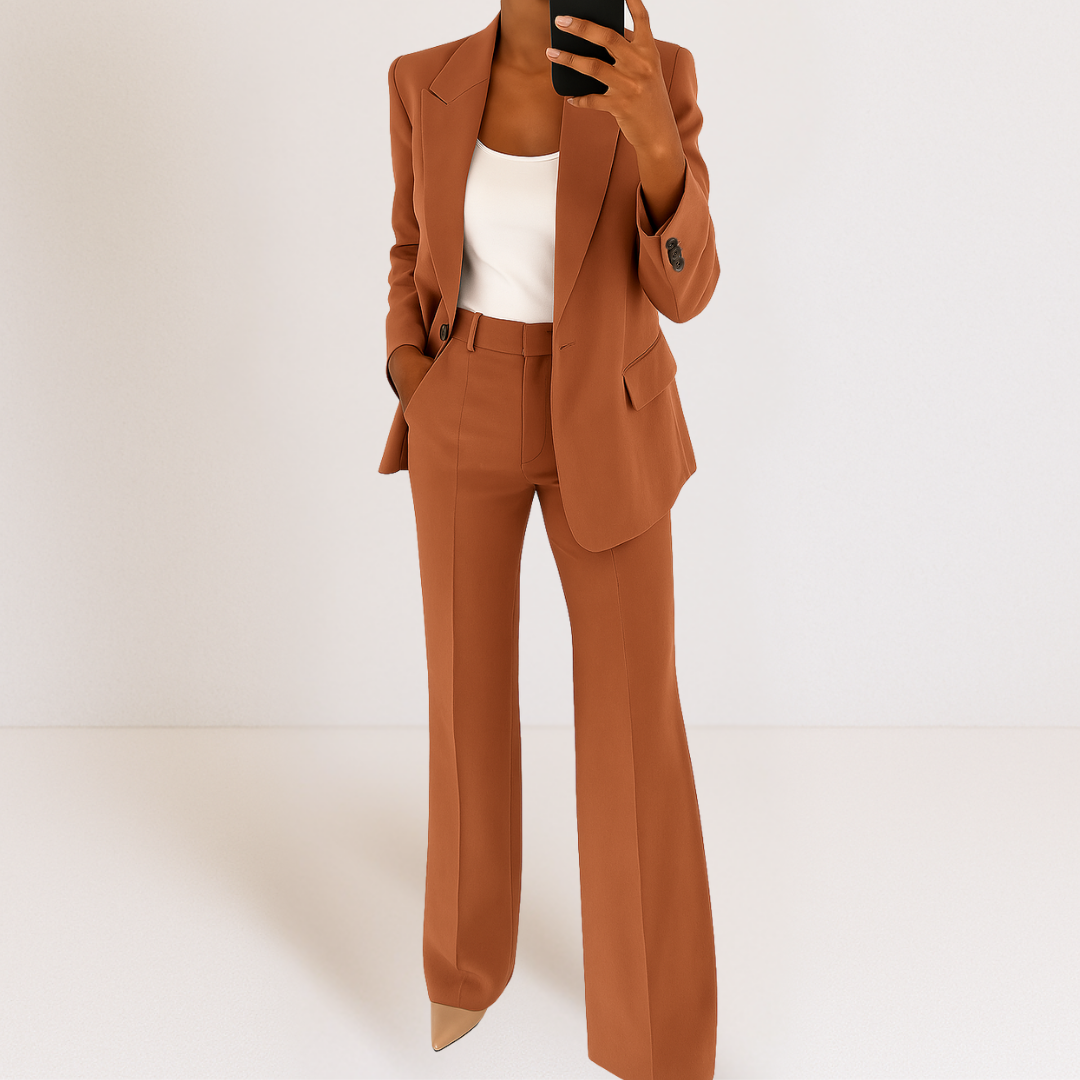 Elegant and Modern Two-piece Suit-thevervian