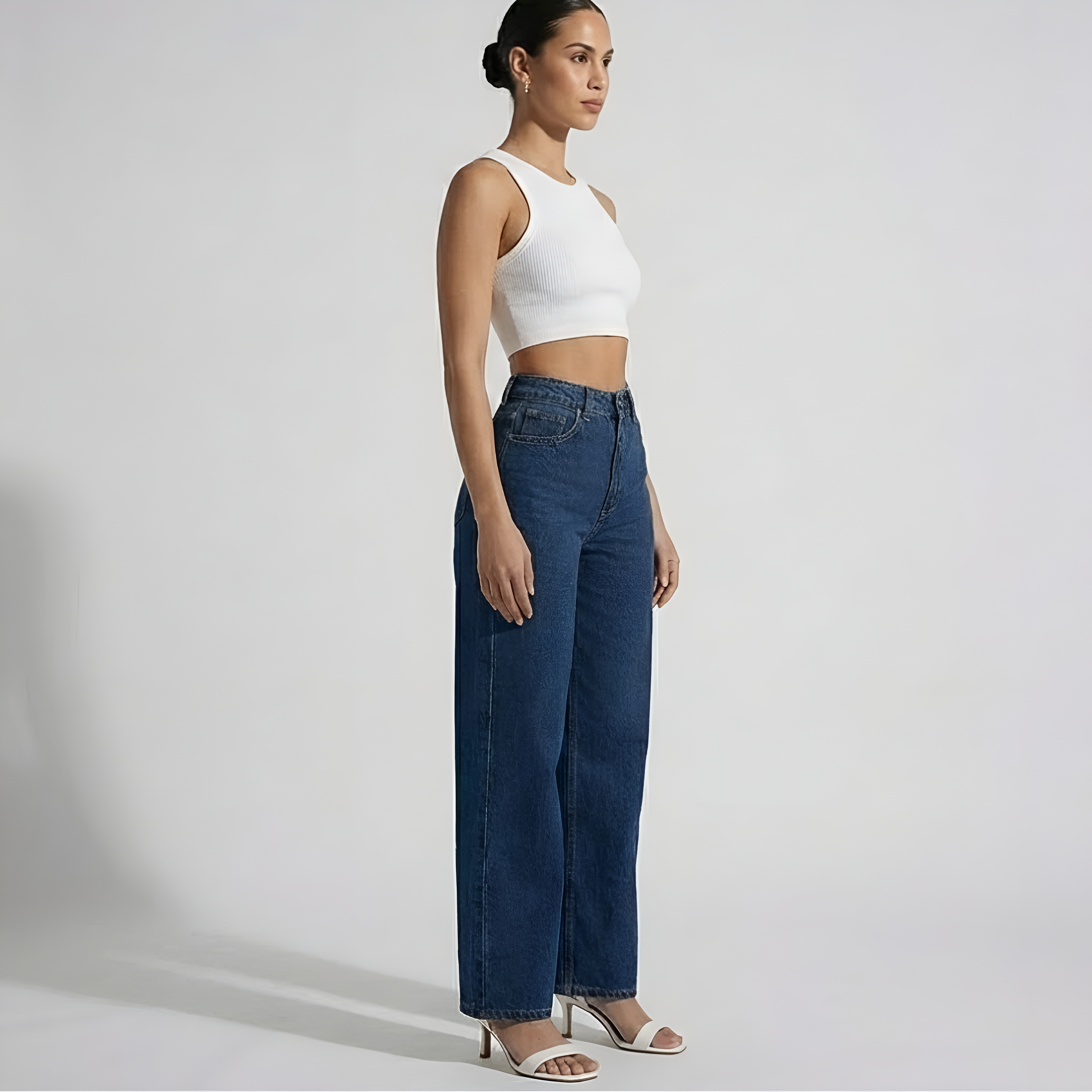 Original Butt Lifting Mid-Low Rise Straight-Leg Jeans