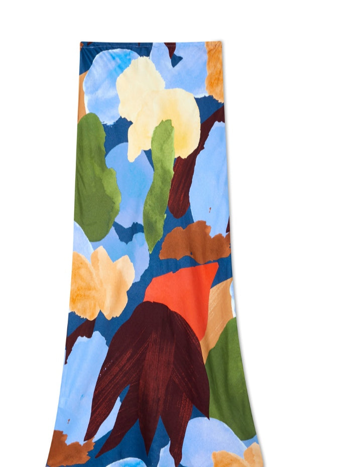 Abstract Geometric Pattern Skirt-thevervian