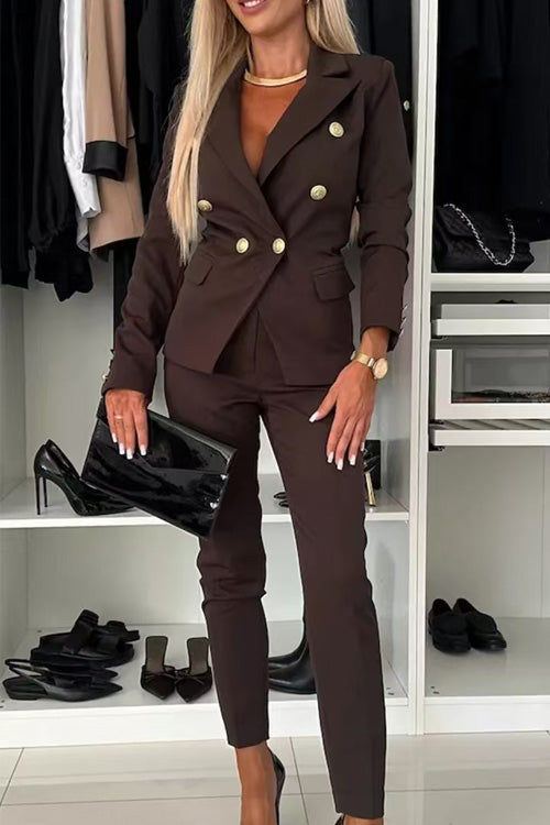 Casual and Slim Fit Suit-thevervian