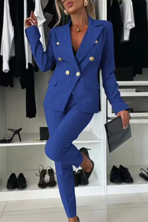 Casual and Slim Fit Suit-thevervian